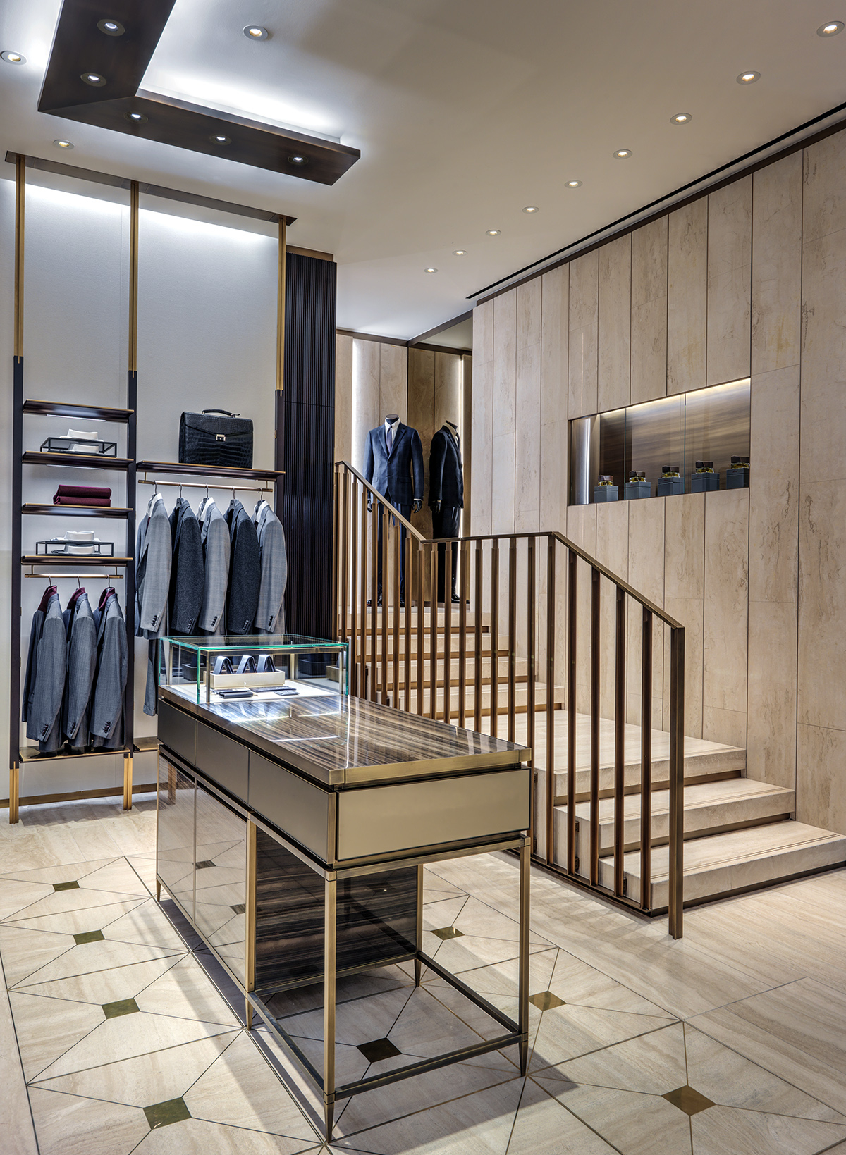 Brioni Milan Flagship store - Retail Lighting - Metis Lighting